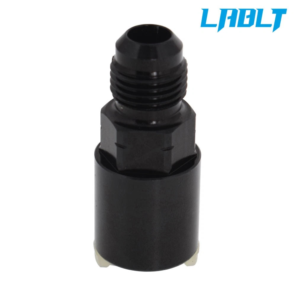 6AN Black Fuel Adapter Fitting for GM Quick Connect LS (with Clip)