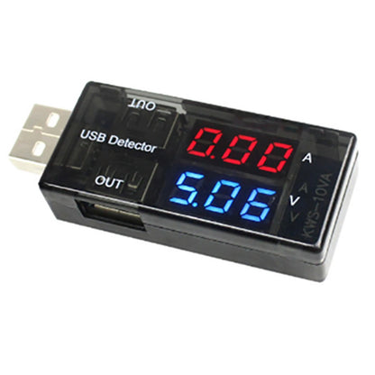 USB Current Voltage Digital Voltmeter Ammeter Tester for Automotive