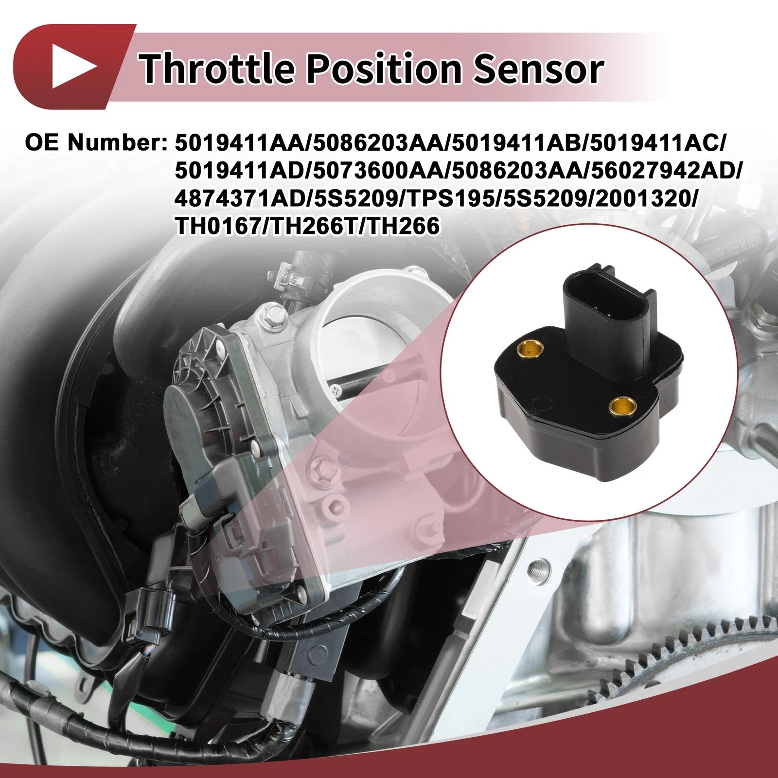 Throttle Position Sensor Replacement for Dodge Dakota L4 2.5L (2002)