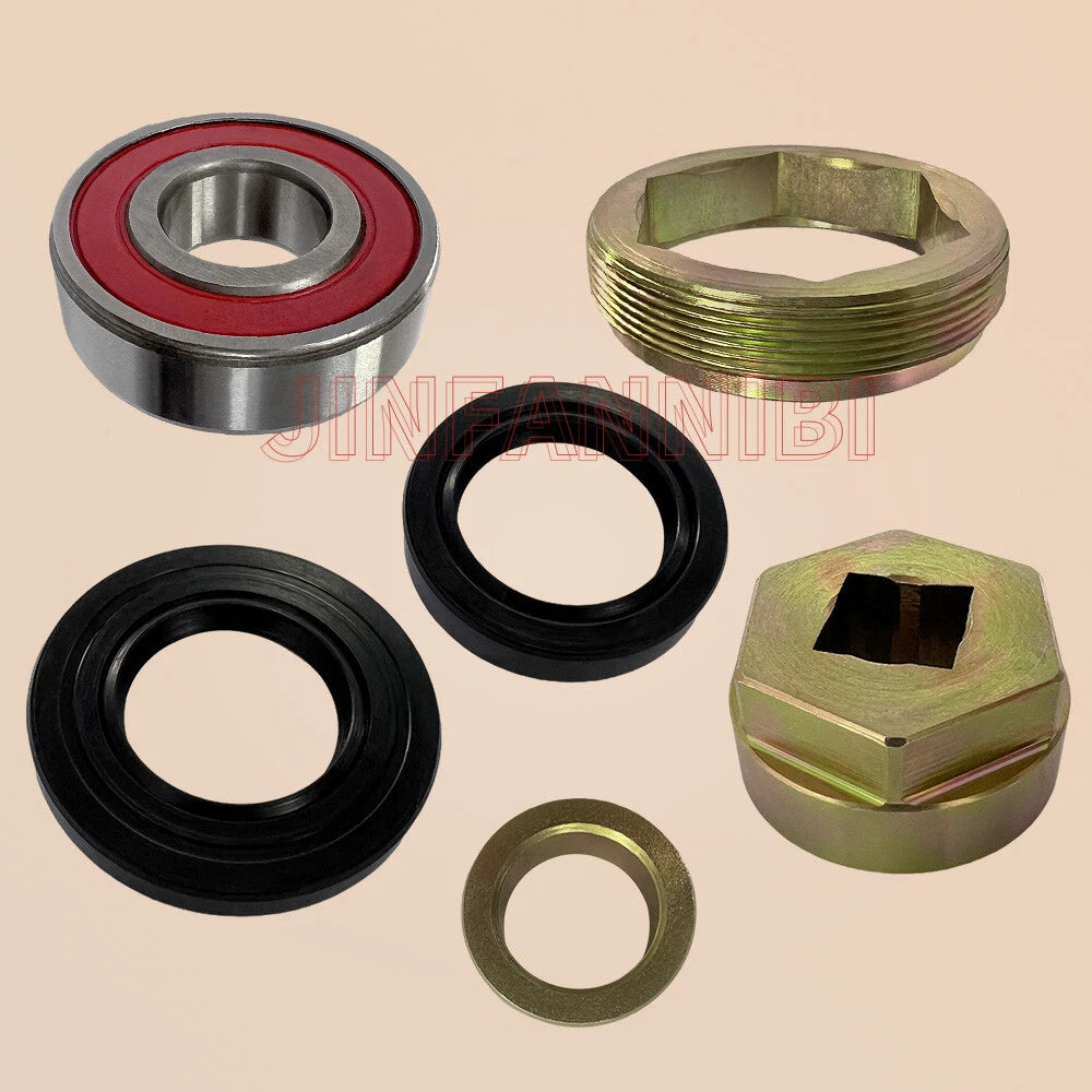 Steering Stem Bearing Seal Holder Nut Kit for Yamaha Banshee 350 (1987–2006)