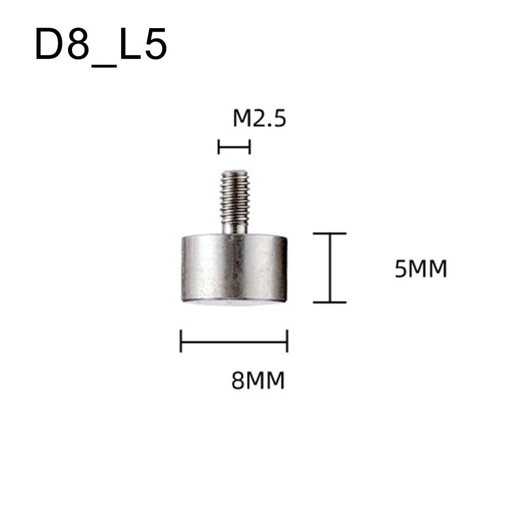 5pc Flat Contact Point Set for Dial Indicator Accessory