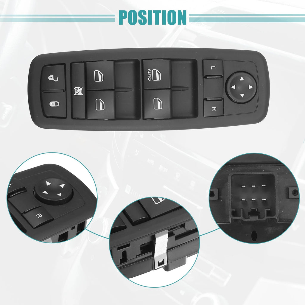 Front Driver Side Power Window Switch Control Fit for Dodge Journey (2011–2020)