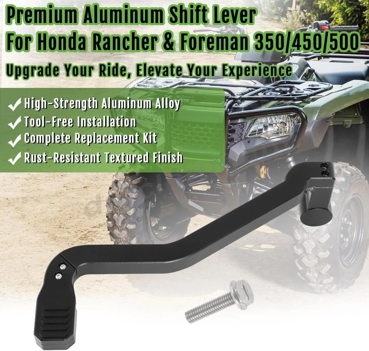 Electric Shift to Manual Conversion Emergency Backup for Honda TRX350 450 500 (2000–2023)