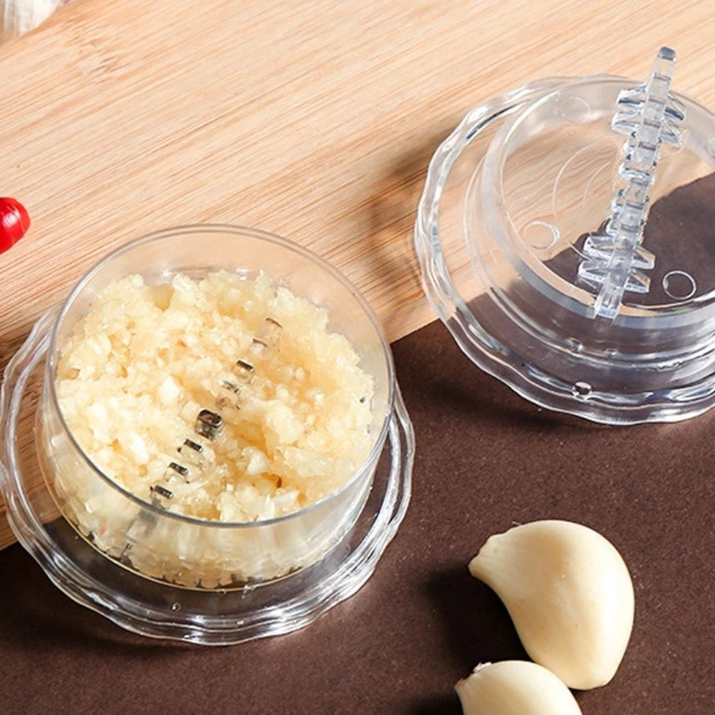 Garlic Crusher Manual Tool with Dual Edge Design for Garlic and Root Spices