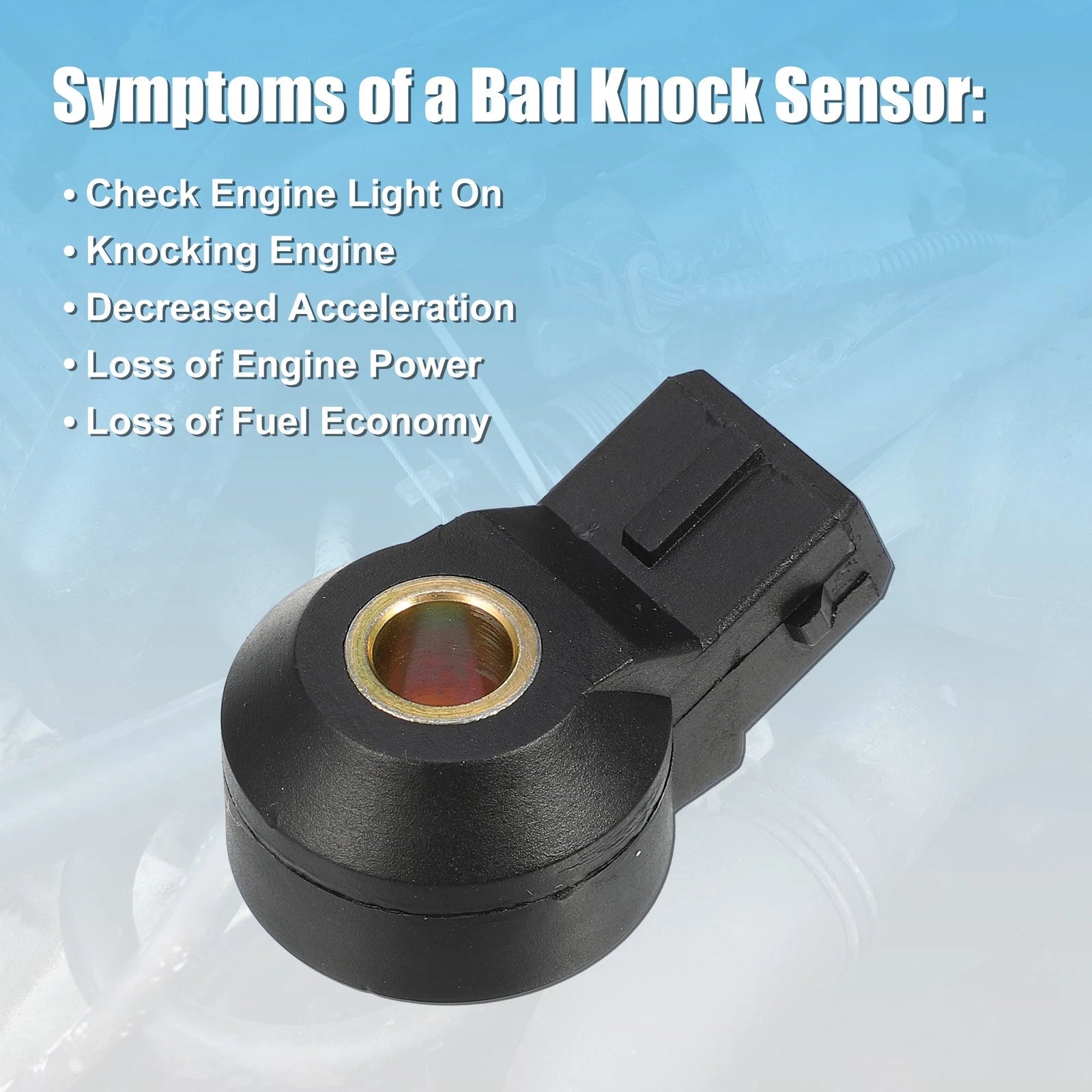 Car Engine Knock Detonation Sensor 5033316AA for Dodge Ram 3500 (2003–2009)