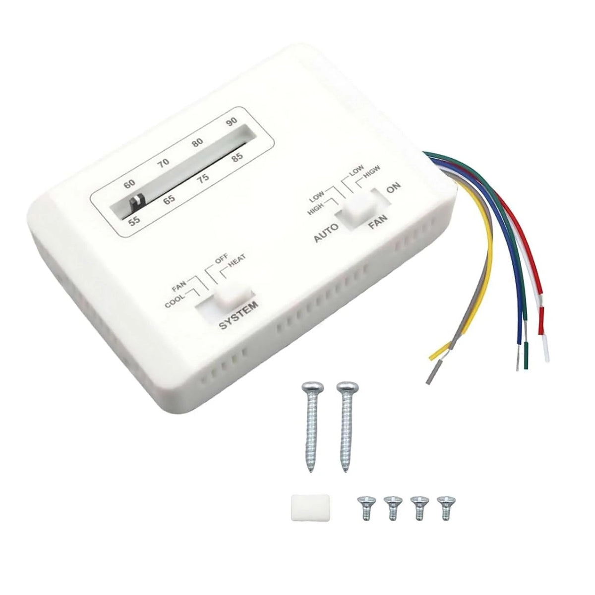 1 PC Plastic Thermostat for Coleman RV Air Conditioner (7330G3351)