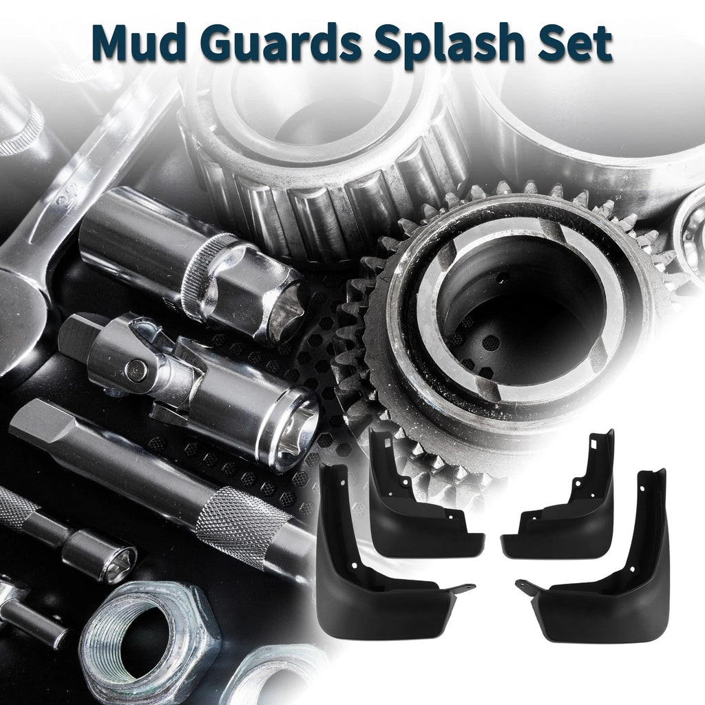 Mud Flaps Splash Guards 1 Set for Volkswagen Tharu (2019–2022)