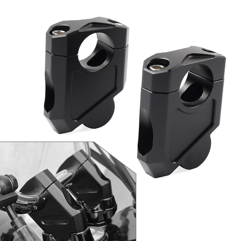 25mm Handlebar Bar Mount Clamp Riser for Honda Suzuki Kawasaki