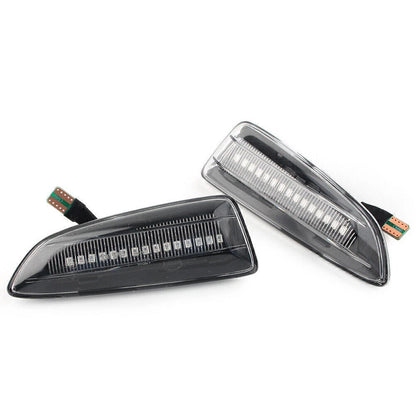 Dynamic LED Clear Side Marker Light for Opel Astra J K Crossland Insignia B (2010–2020)