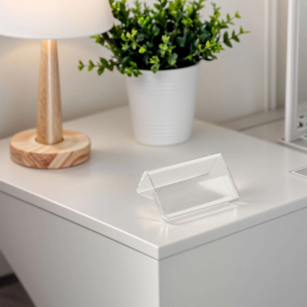Display Stand for Signage and Price Labels