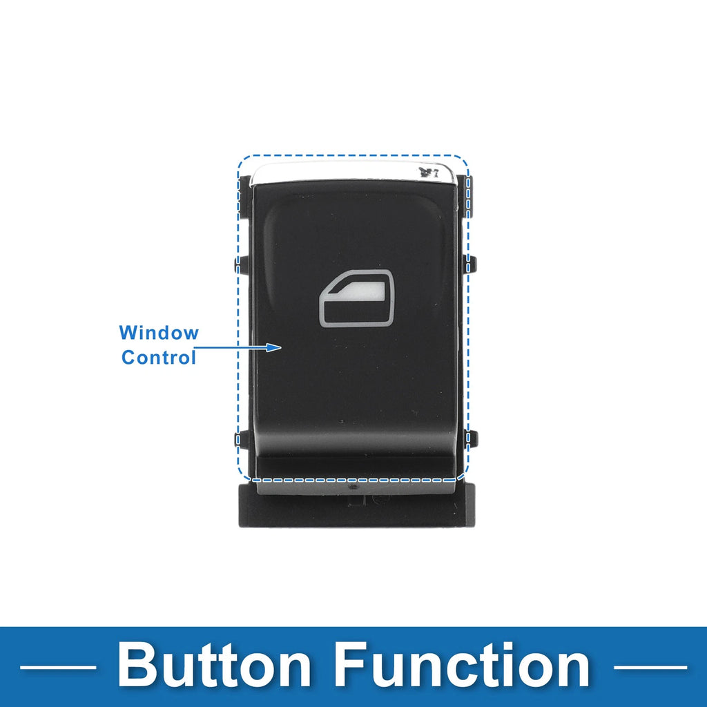 Passenger Side Power Window Switch Replacement for Volkswagen Sagitar (2010–2018)