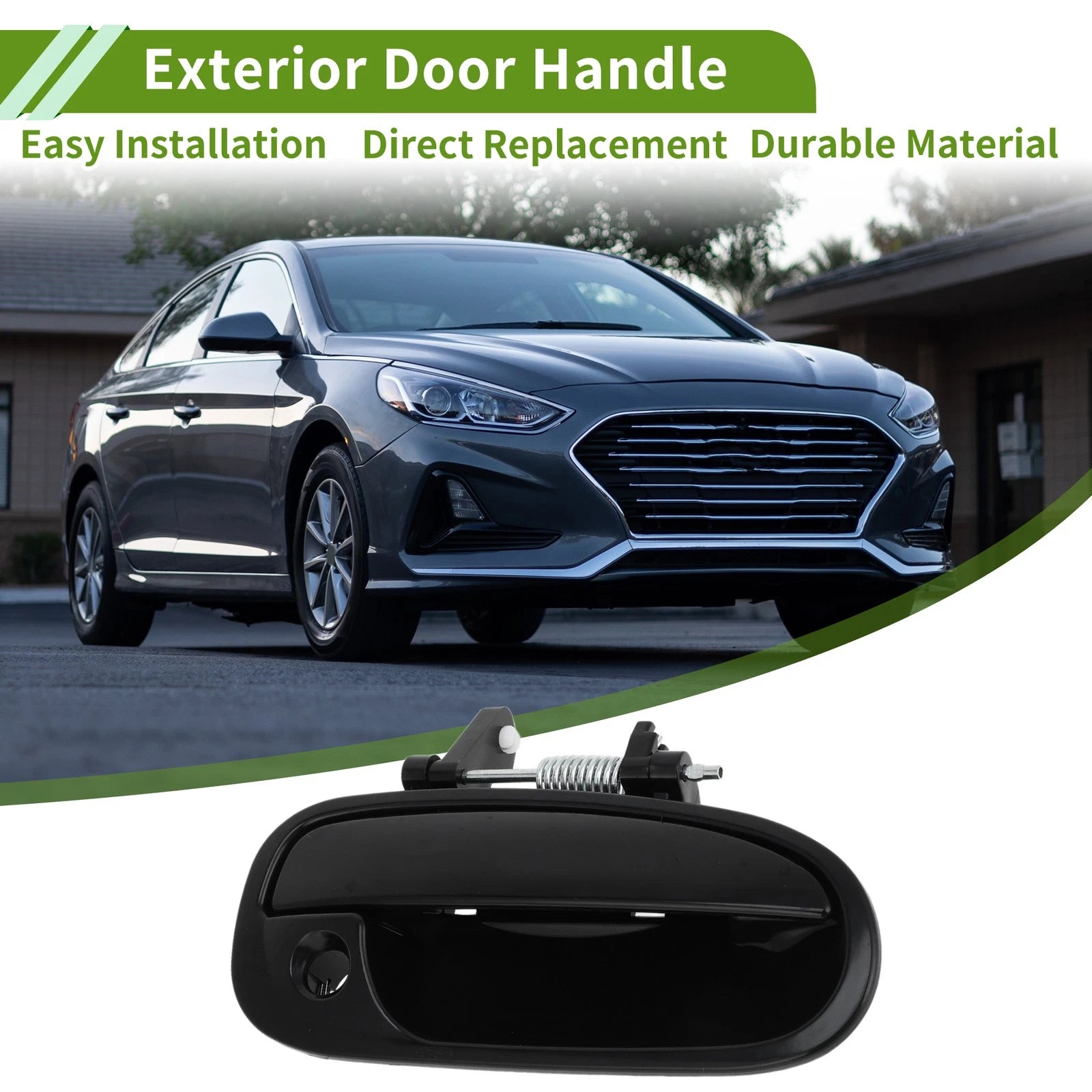 Exterior Door Handle for Honda Civic 1996-2000 Front Right Plastic