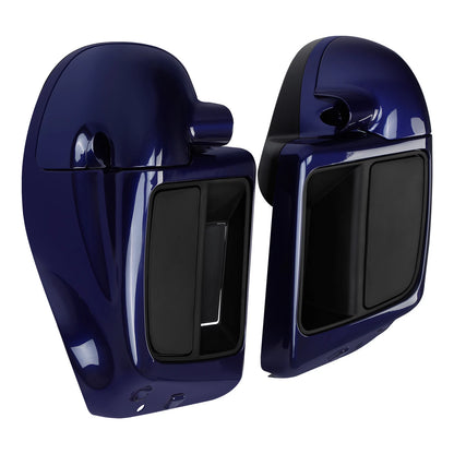 Lower Vented Fairings for Harley Street Glide (2014–2023) Zephyr Blue/Black