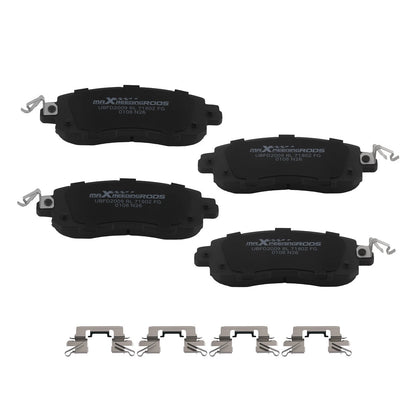 Set of 4 Front Ceramic Brake Pads for Nissan Altima (2013–2025) / Leaf (2014–2018)