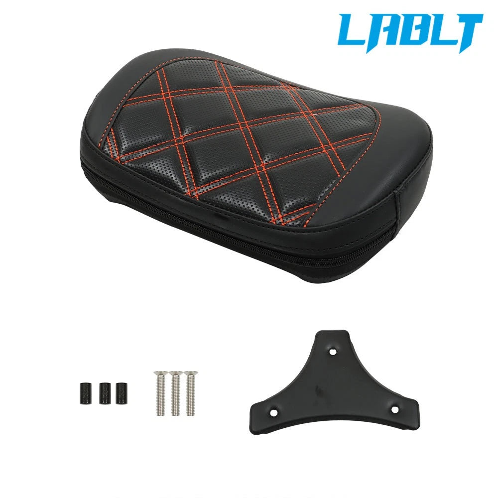 Backrest Pad for Harley-Davidson Touring CVO FLHXSE (1996–Present) - Orange Stitching