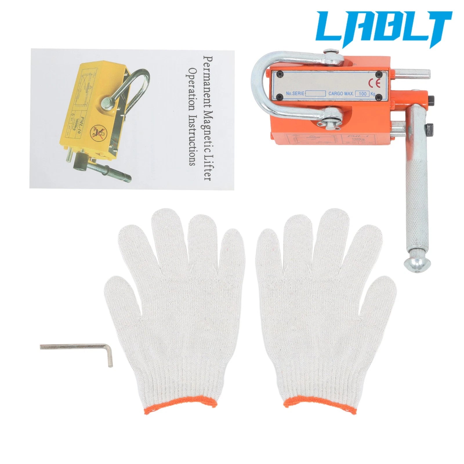 220 lbs Magnetic Lifter for Neodymium Hoist (LABLT)