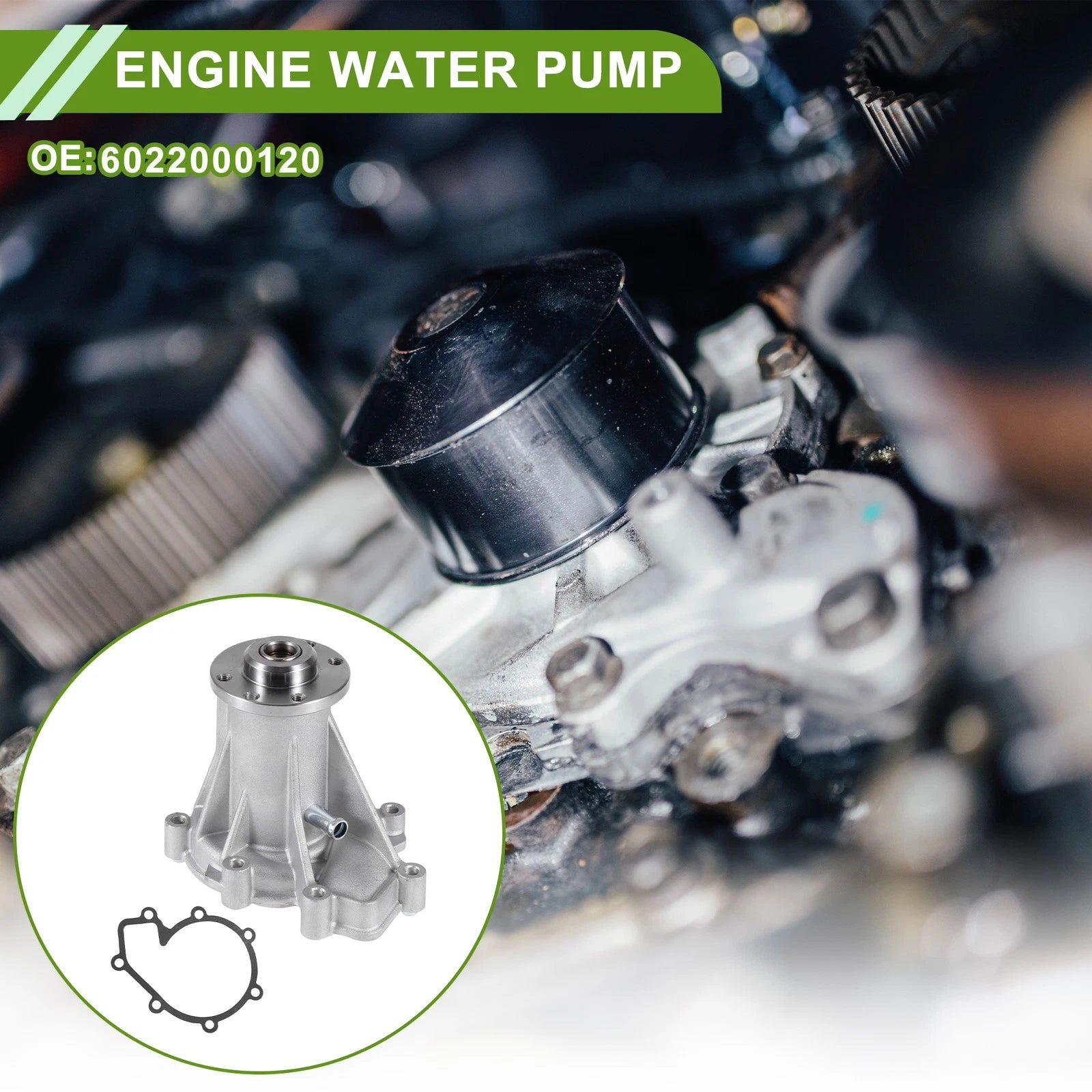Engine Water Pump Replacement for Mercedes-Benz E-Class (2000–2006)