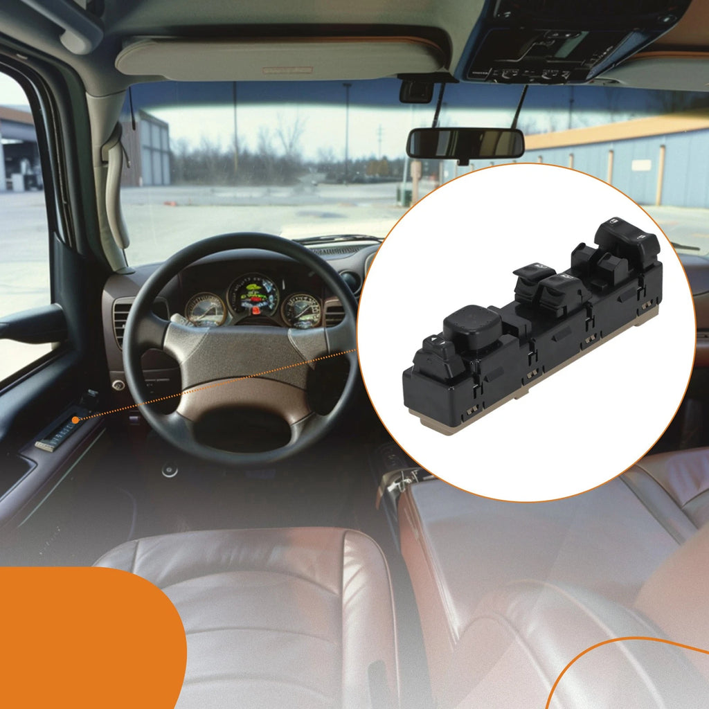 Driver Side Master Power Window Switch for Chevy GMC Silverado (2003–2007) 15883322