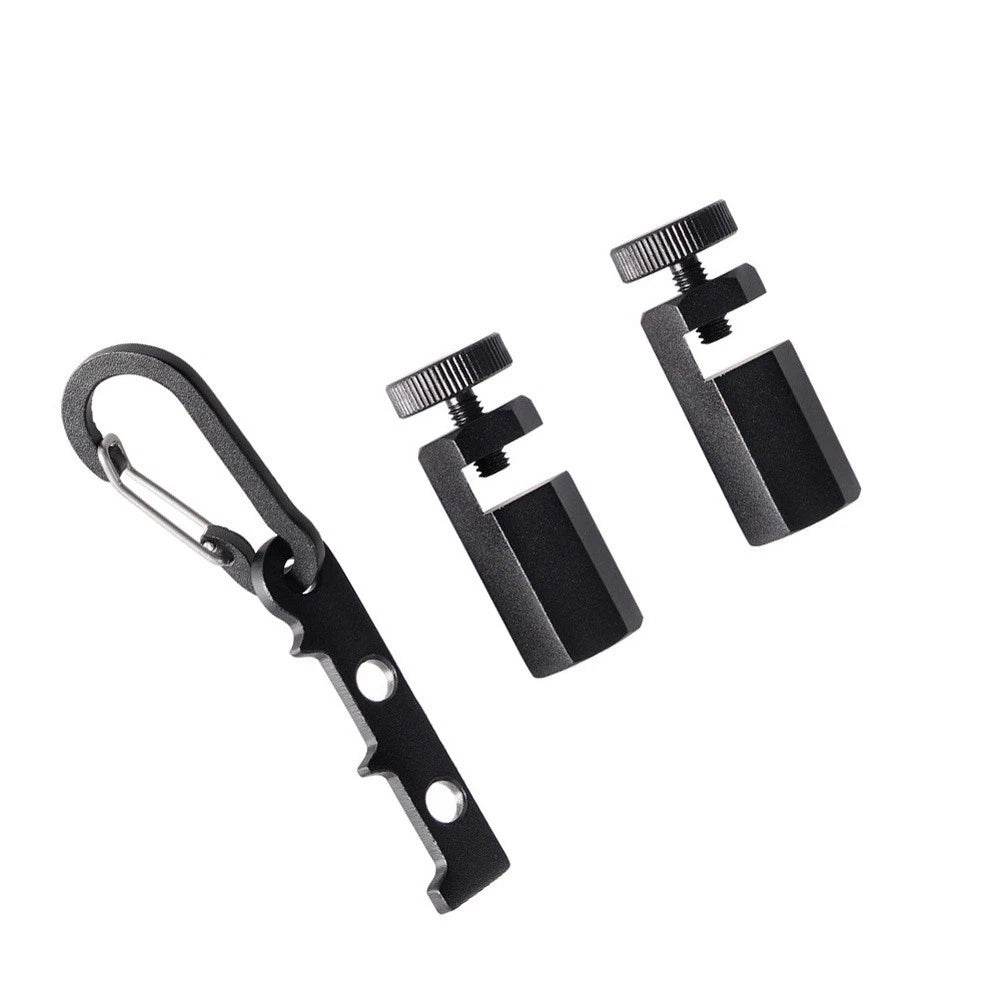 Rafter Gauge with Carabiner & Clips for Right Angle Layout