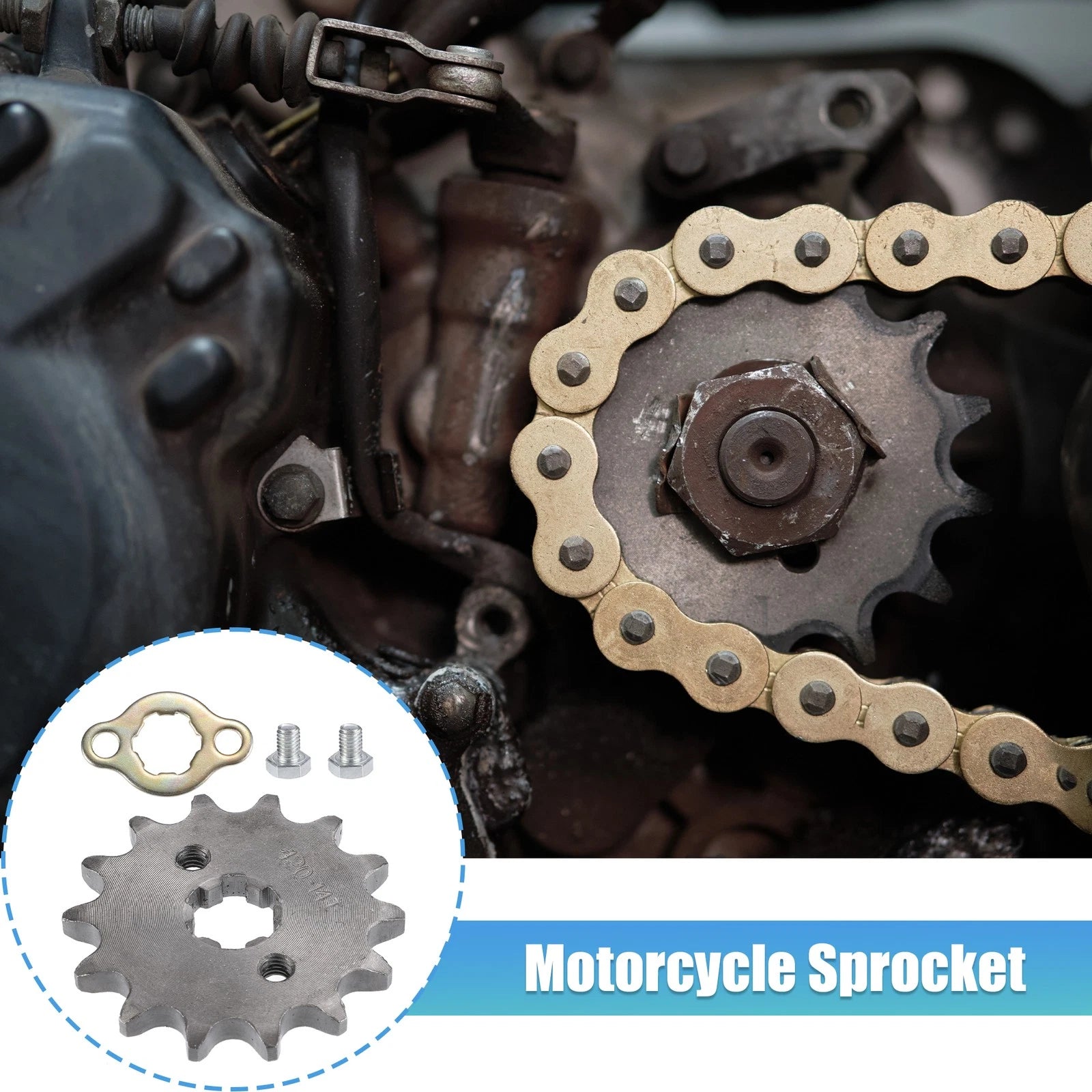 Front Engine Sprocket Set 14T 17mm ID for Dirt Pit Bike ATV (420) (2000–2024)