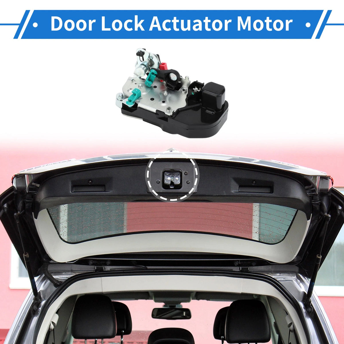 Rear Liftgate Door Lock Actuator Replacement for Dodge Ram 1500 (2003–2008)
