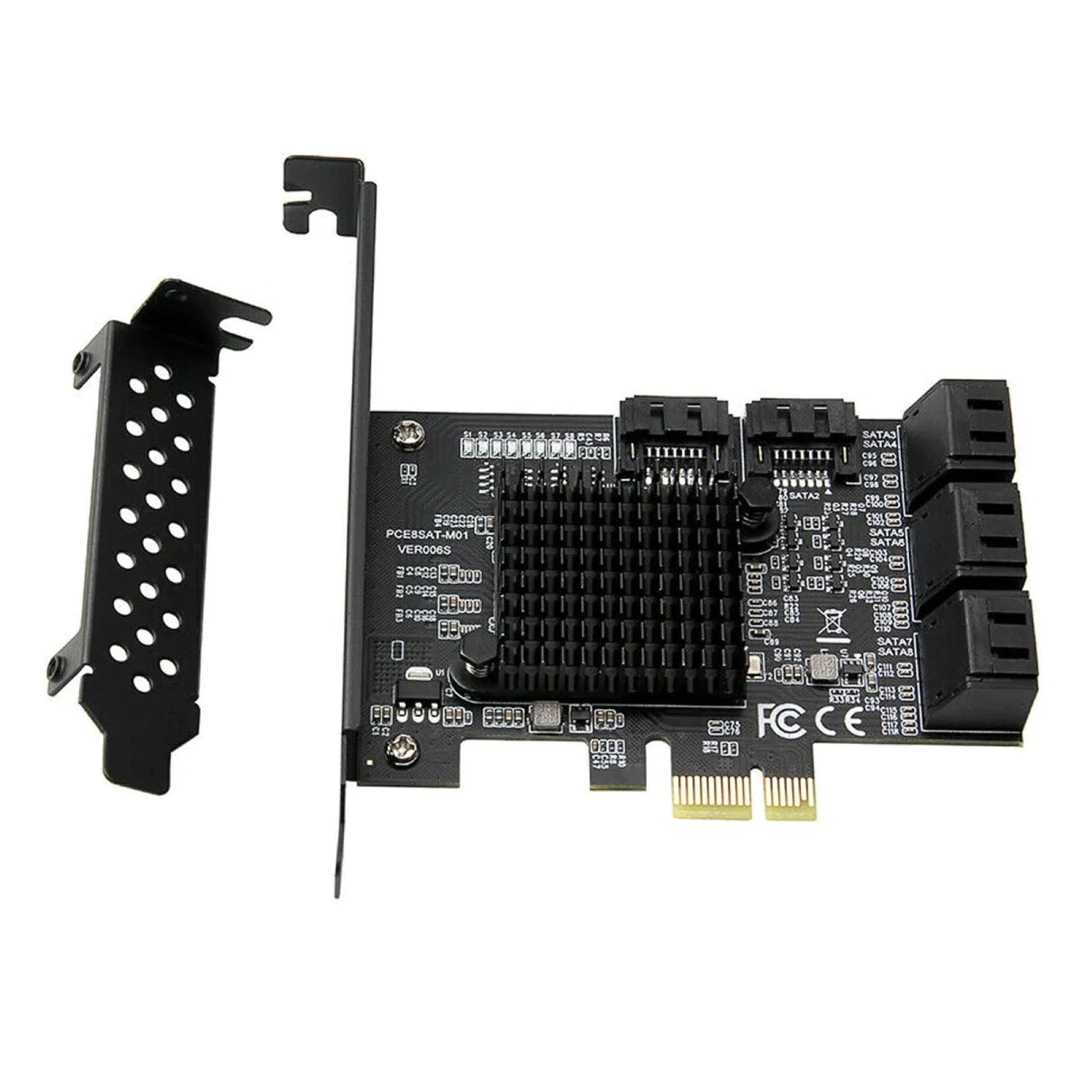 Expansion Card Controller Adapter for PCI-E to 8-Ports SATA3.0 (N/A)