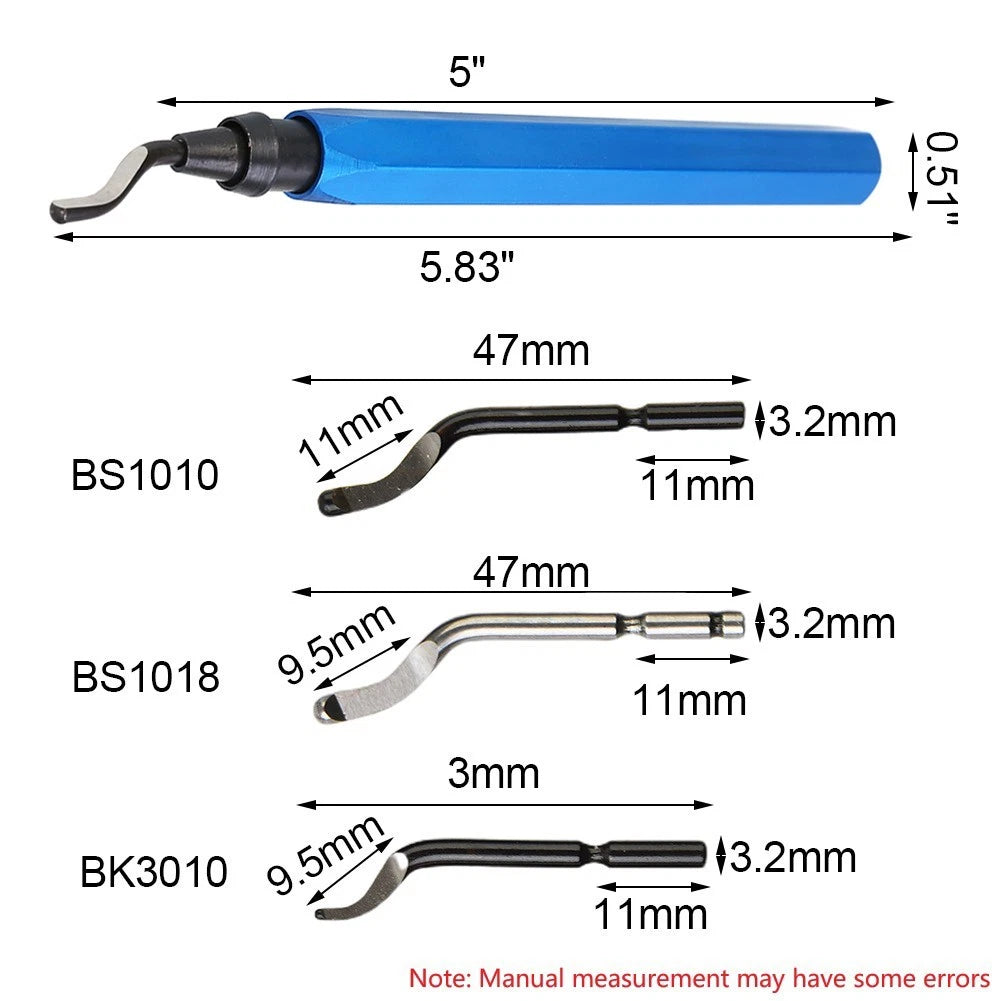 Manual Deburring Tool RB1000 with 15 Blades for Pipe Projects