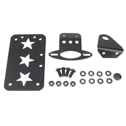 License Plate Holder Rack Mount for Universal Motorcycle (2010–2023)