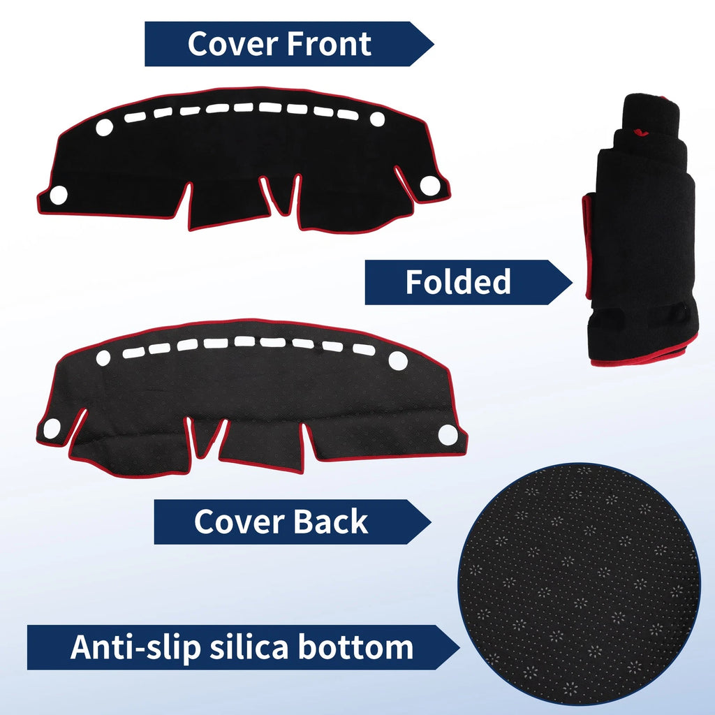 Dash Cover for Suzuki Swift (2026) Black Red Edge