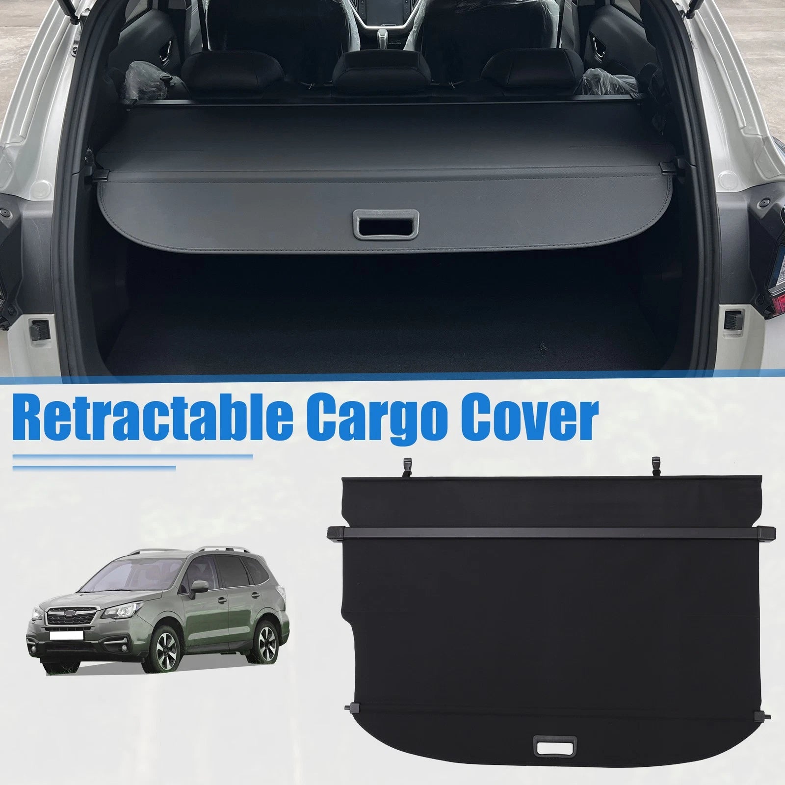 Retractable Cargo Cover for Subaru Forester (Electric Trunk)