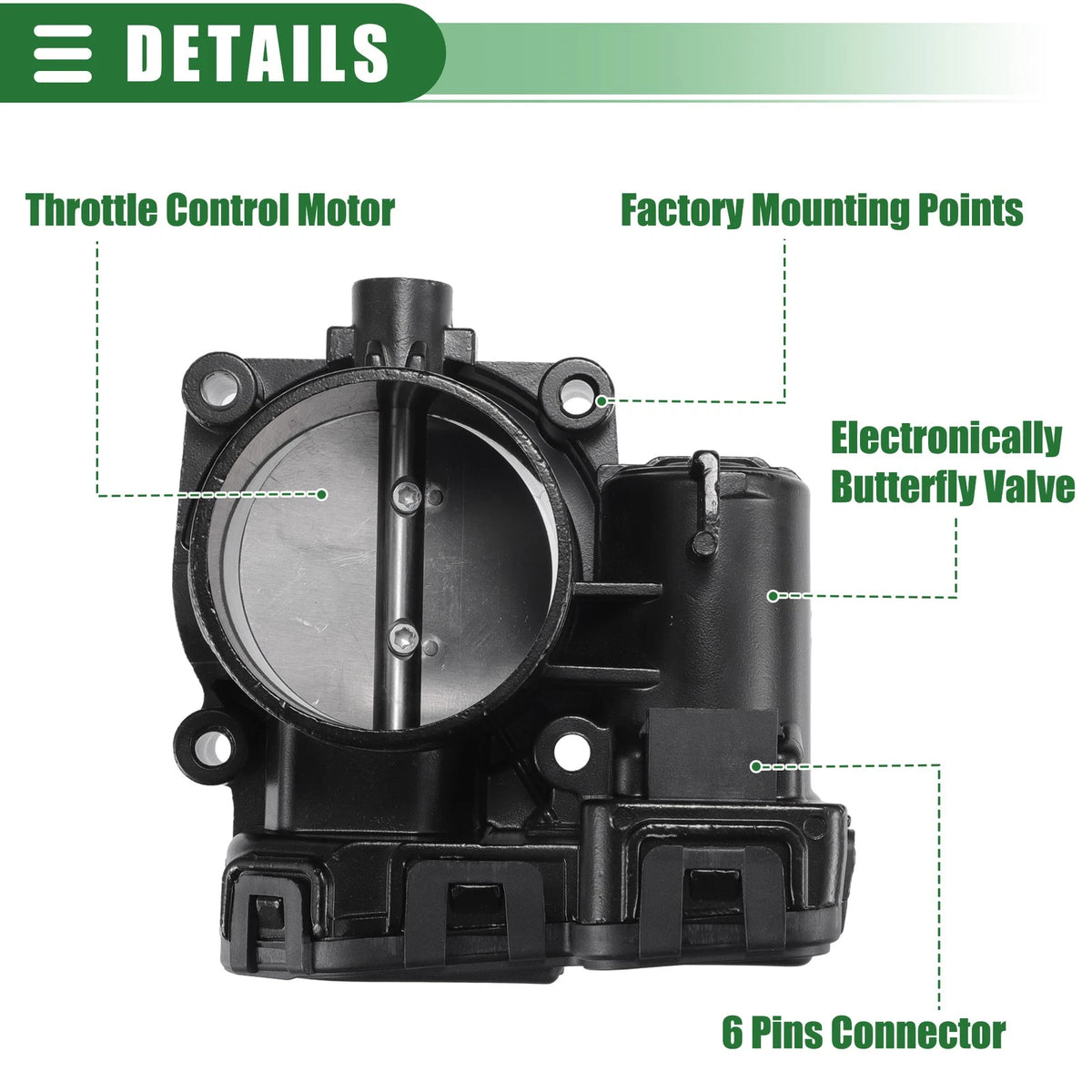 Electronic Throttle Body Assembly for Jeep Wrangler (No. 4593858AB/4593858AA)