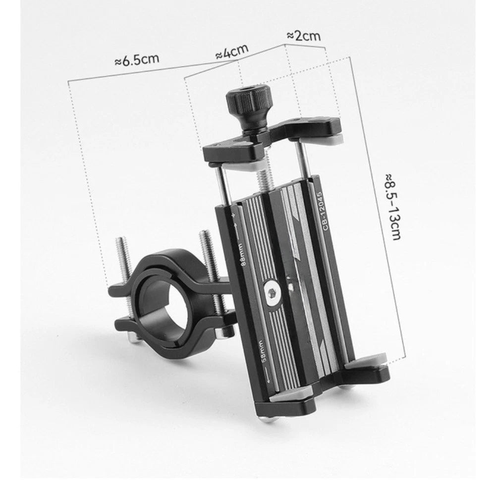 Aluminum Phone Mount for Bike Handlebar (58-88mm Phone Width)