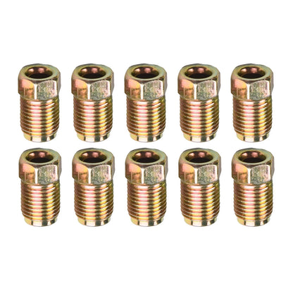 Set of 4 Bronze Tone M10x1.0 Car Nuts for