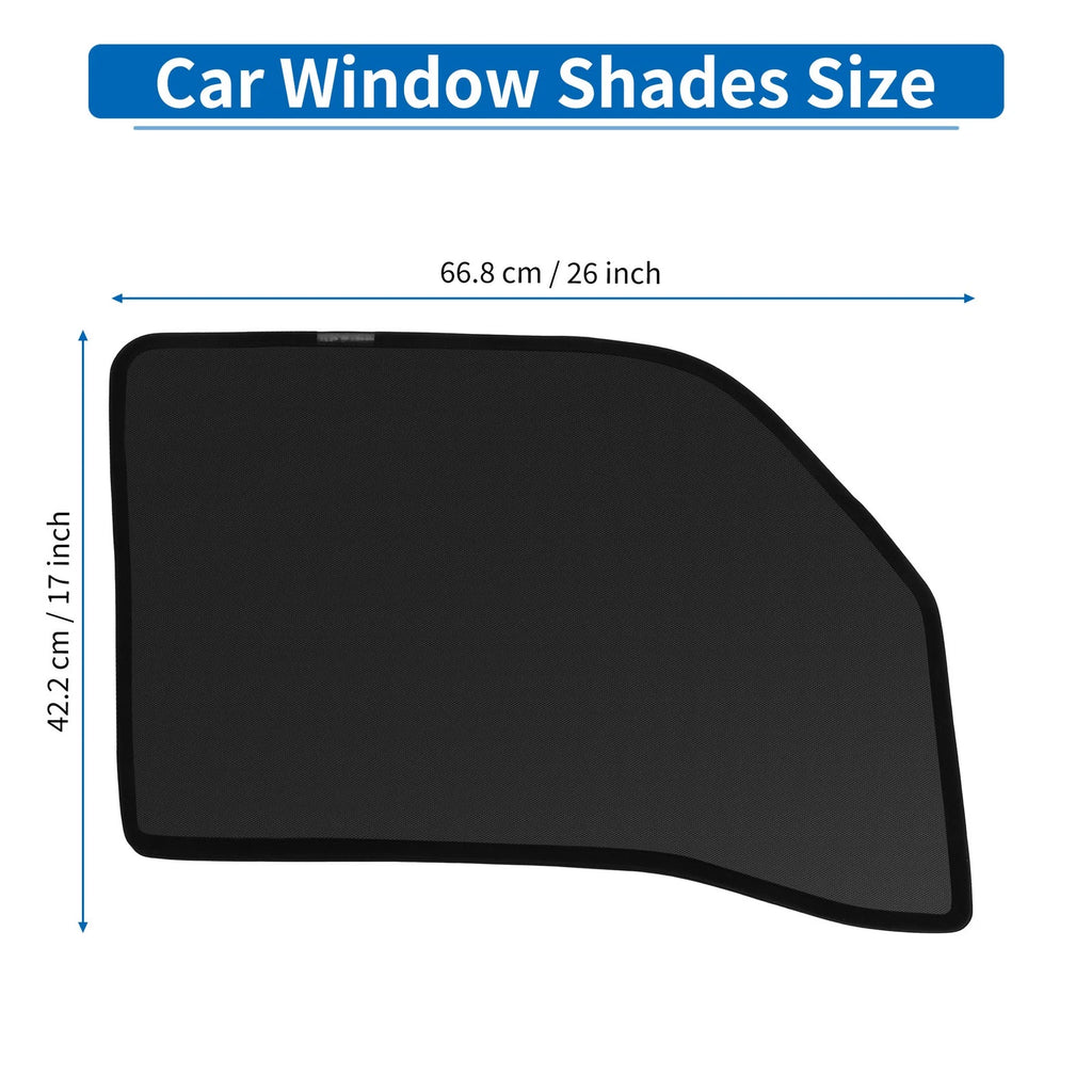 Car Window Cover for Suzuki Every DA17V (2015–2023) Net Black