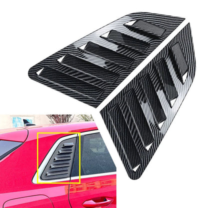 Rear Window Louvers for Audi A3 S3 8Y Hatchback (2021–2024) Carbon Look