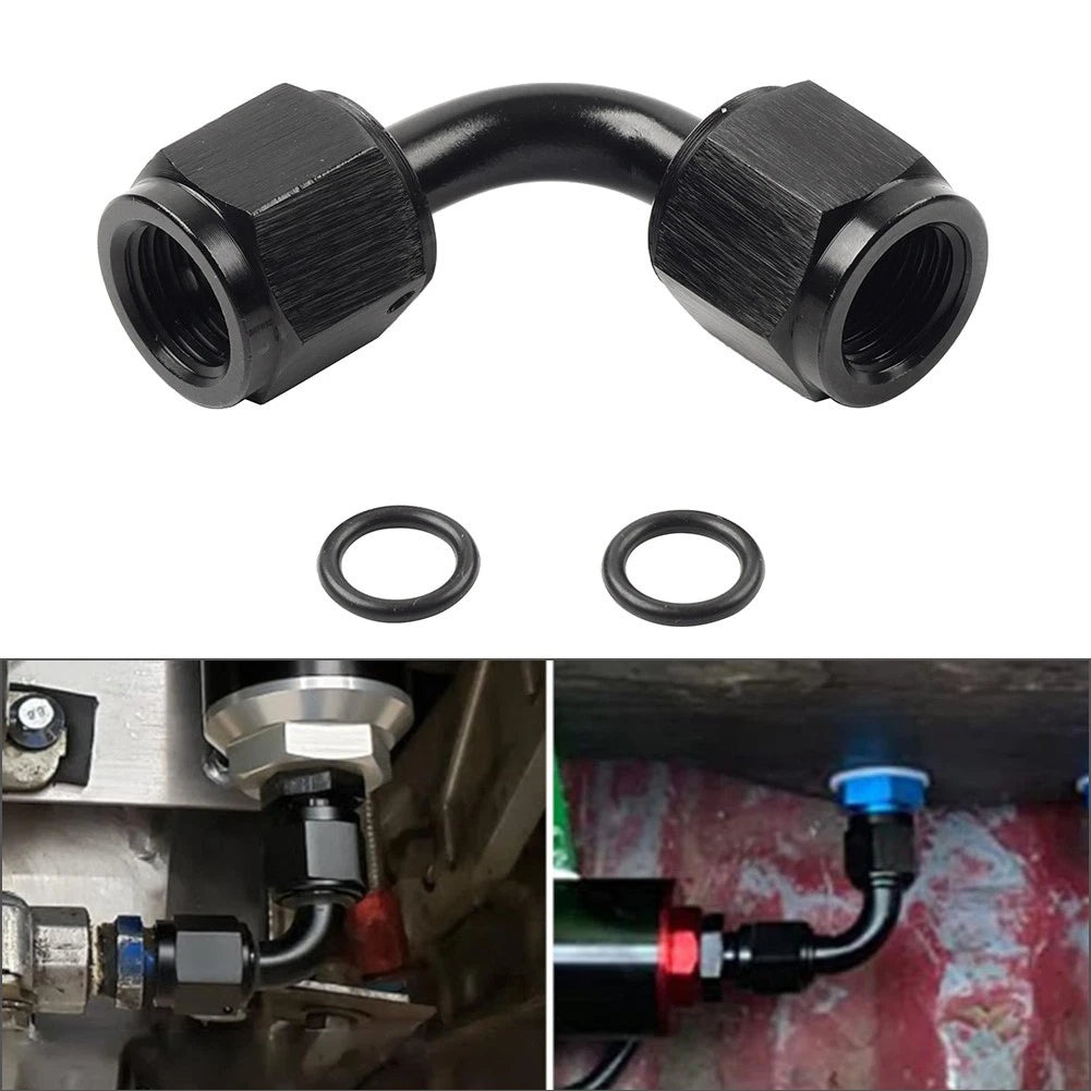 4AN Female to Female 90 Degree Swivel Coupler Union Fitting Adapter