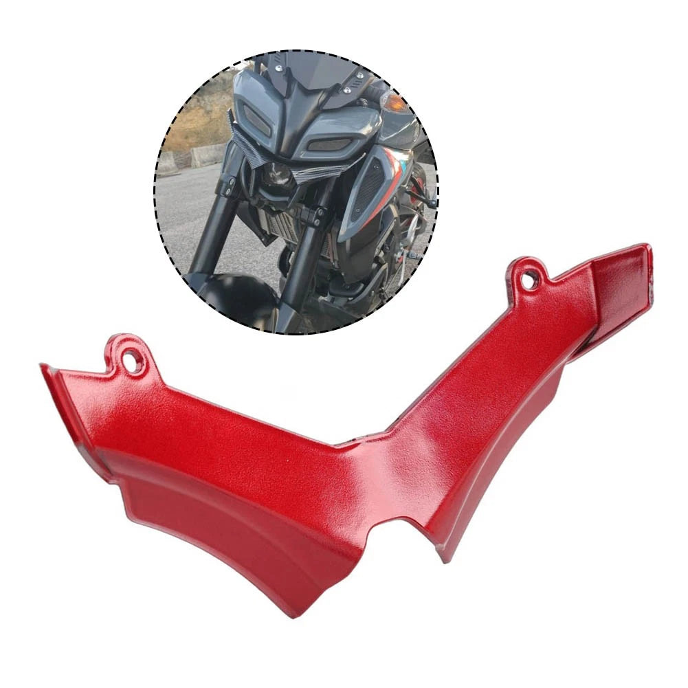 Front Fairing Winglets Aerodynamic Wing Spoiler Red For YAMAHA MT-15 MT-125 Red