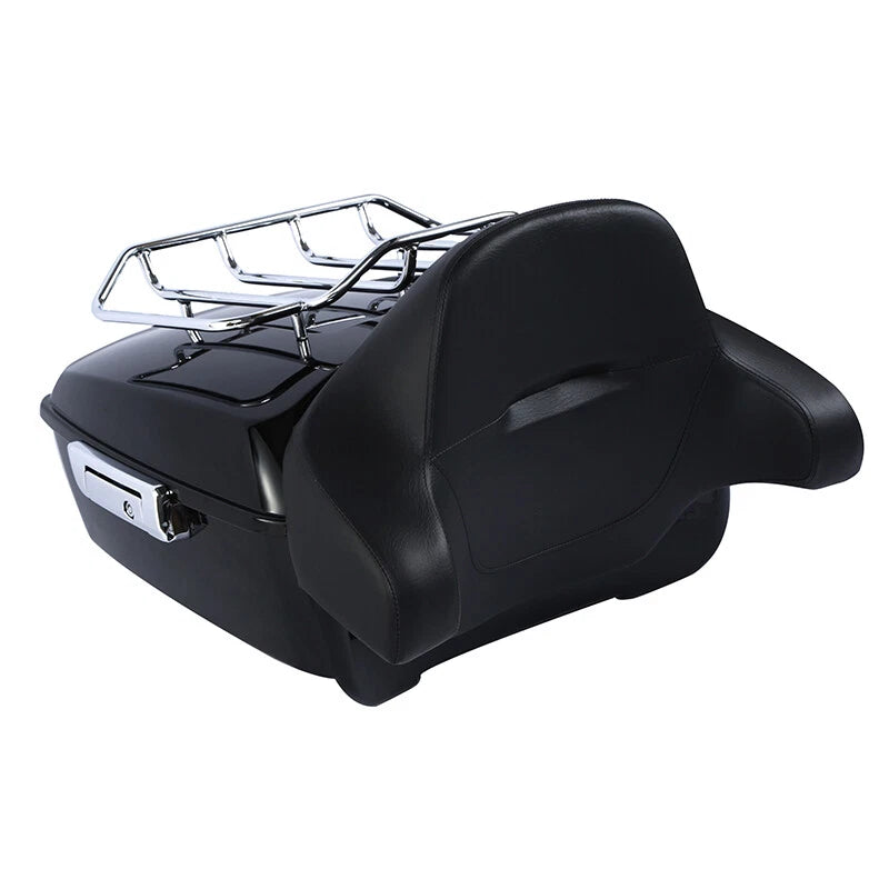 Trunk Backrest Pad Mount Rack Docking Kit for Harley Touring (2014–2023)