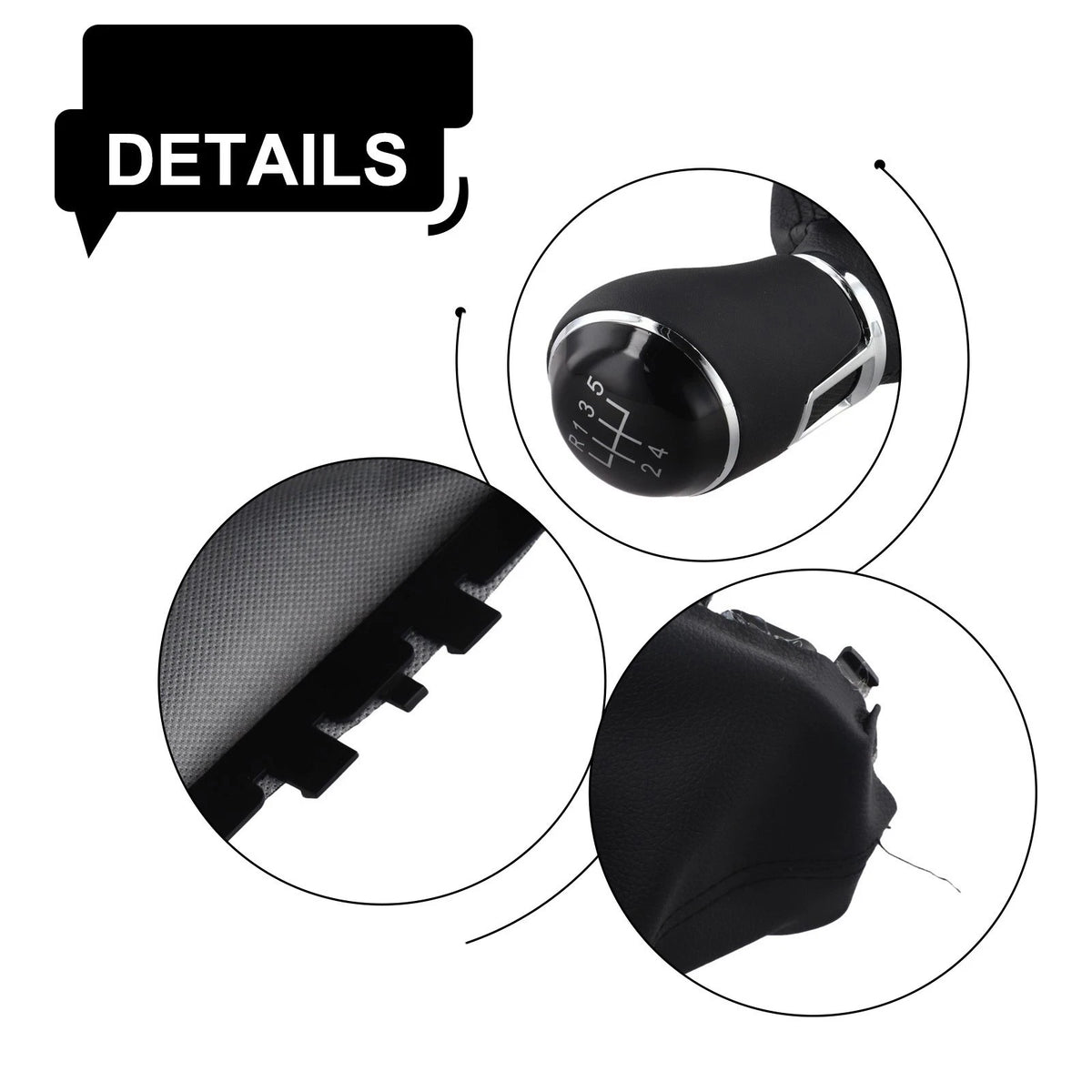 Gear Lever and Knob Set for Seat For Ibiza 2017 2025 For Mk5 Compatible Models