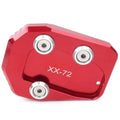Red Sidestand Kickstand Extension Pad for Yamaha MT-09 (2013–2016)
