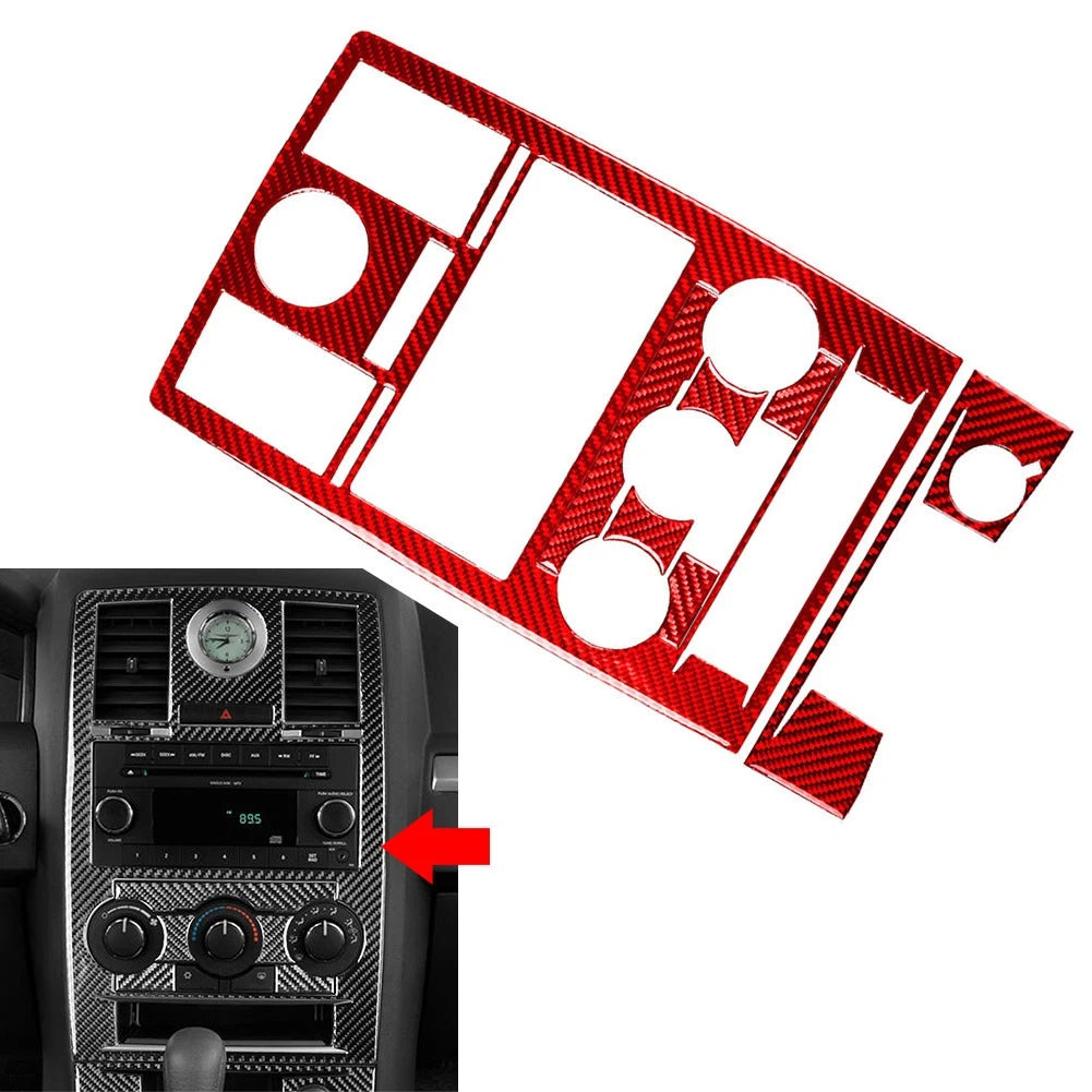 Center Console Climate Control CD Panel Cover Trim for Chrysler 300 (2008–2010)