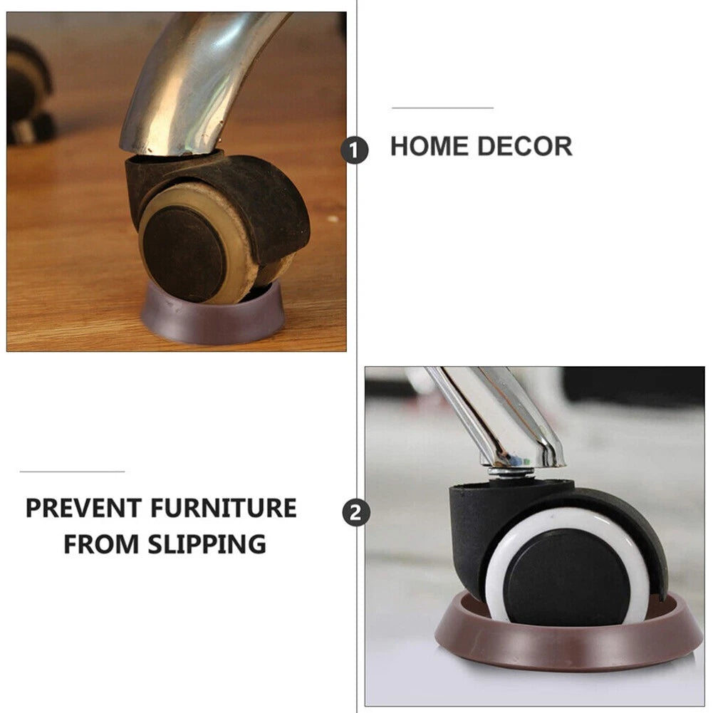 Caster Cups for Any Floor Type (Pack of 8)
