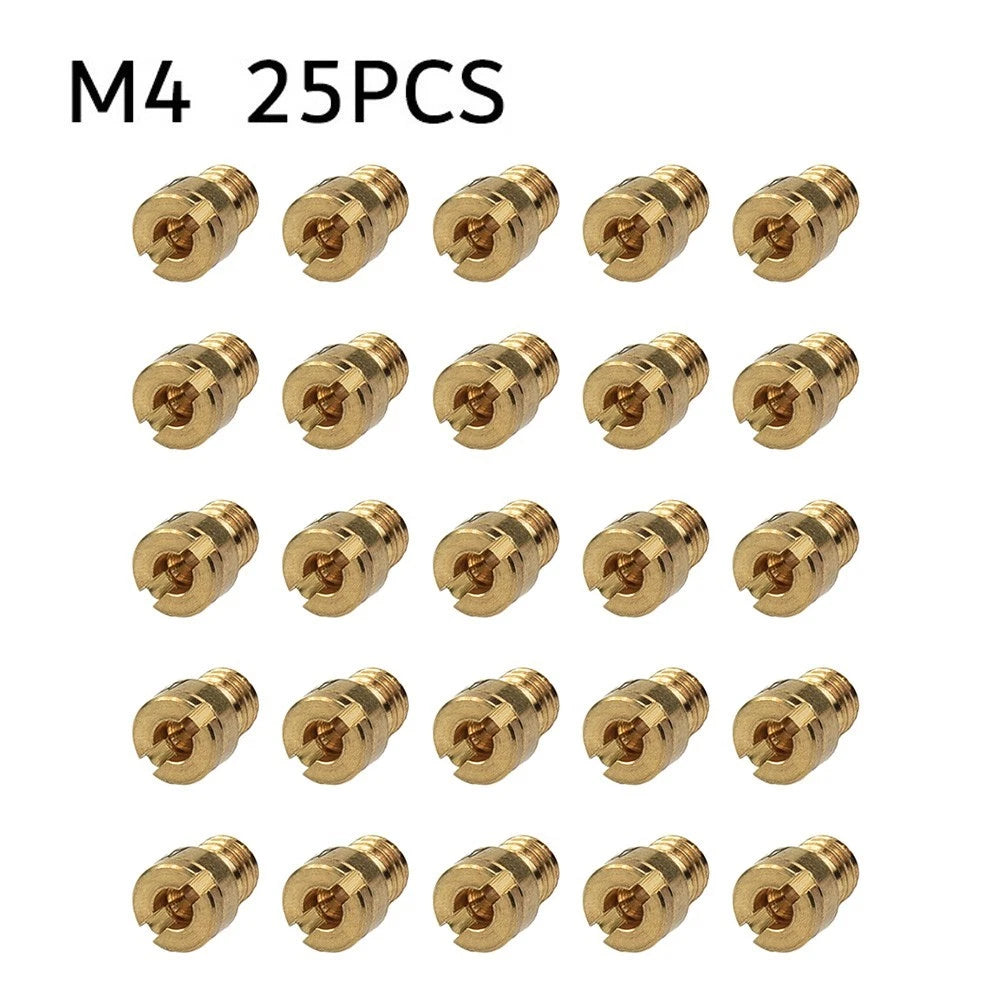 Carburetor Main Jet Set Nozzle Kit for 4-Stroke Scooters (25 pcs)