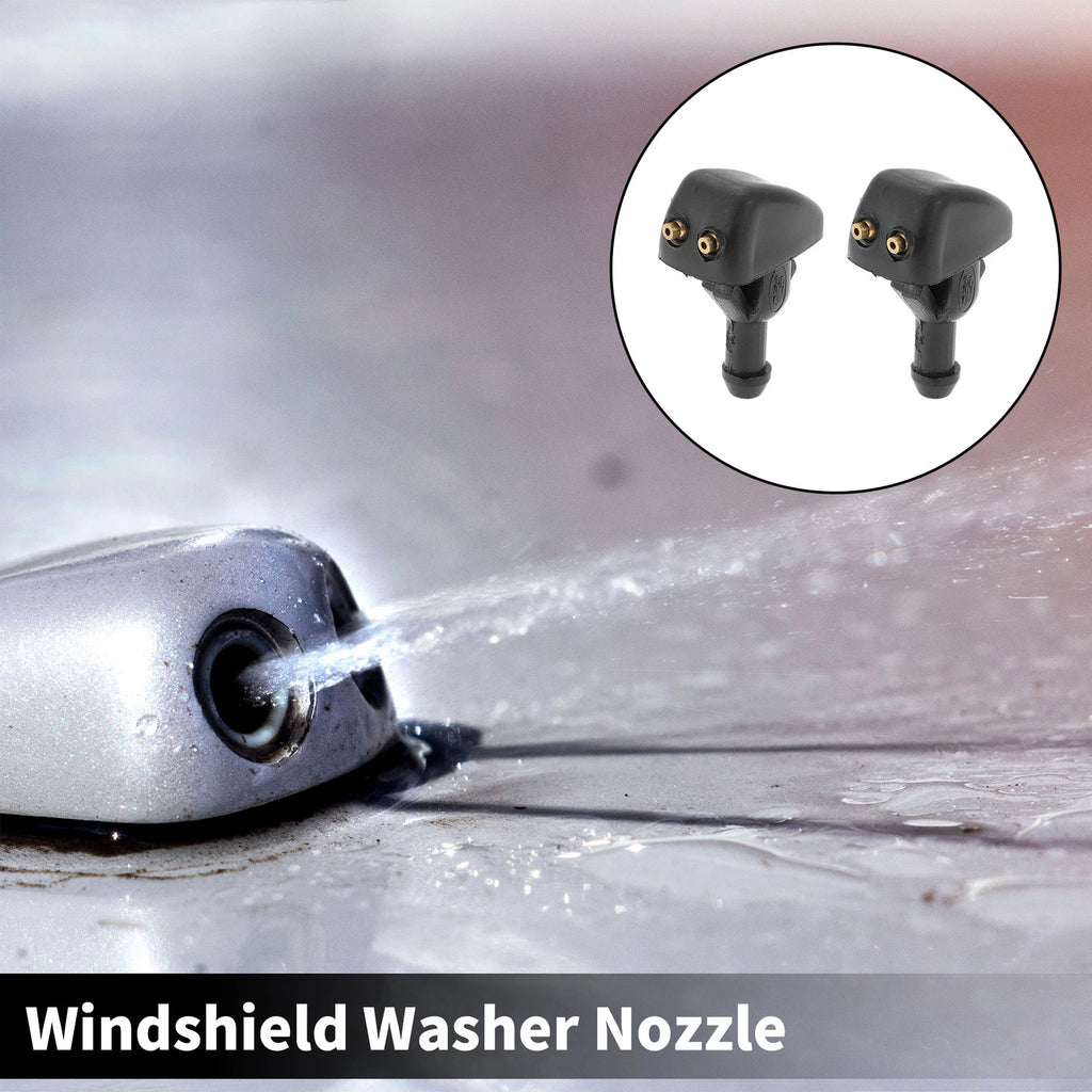 2 Pcs Windshield Washer Nozzle for Ford Transit (1991–2000) No. 86VB17666BB