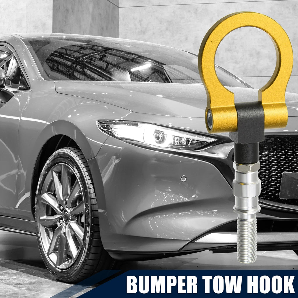 Tow Hook Eye Screw Front Rear Bumper Trailer Ring for Mazda 3 (2004–2018)