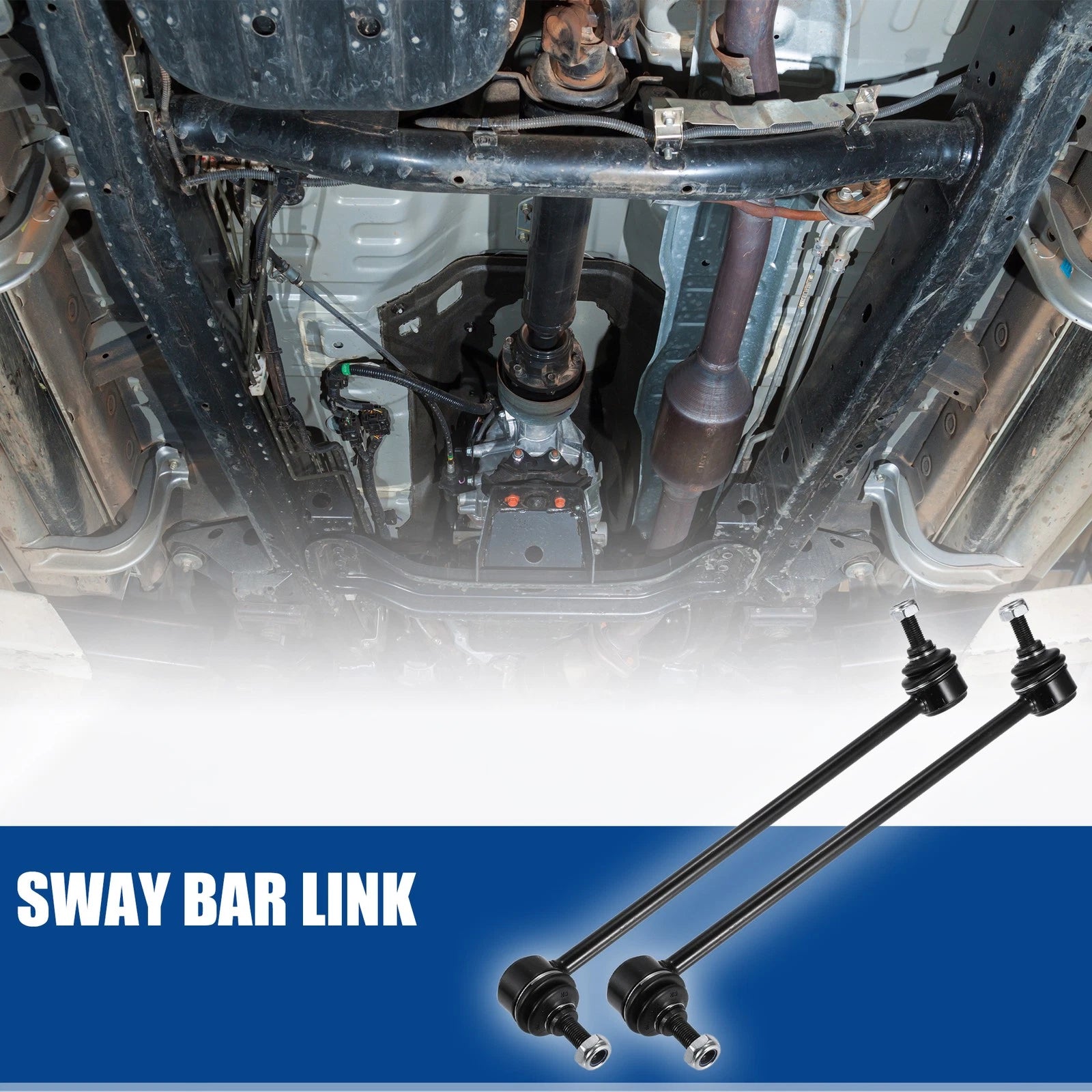 Front Sway Bar Link Stabilizer End Link Pair for BMW X3 (2004–2010)