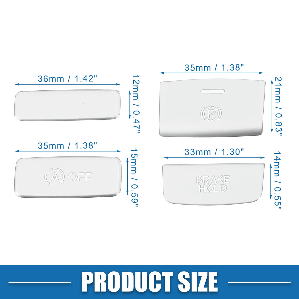 Electronic Handbrake Button Cover Trim for Honda Civic (2022–2023)