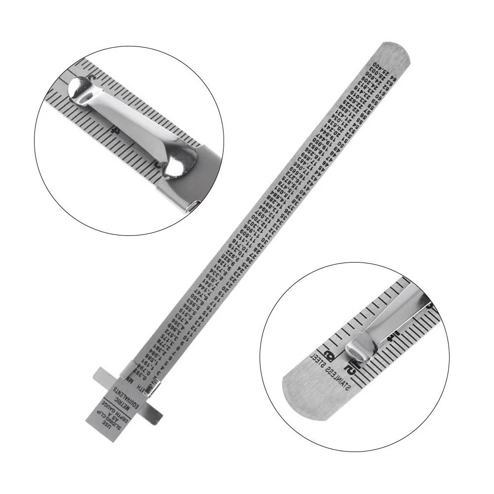 15cm Stainless Steel Measuring Ruler for Precision Projects