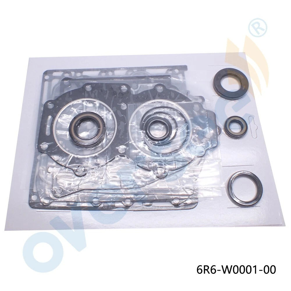 Outboard Gasket Kit for Yamaha Outboard Motor 40hp 2cyl (6R6-W0001-00)