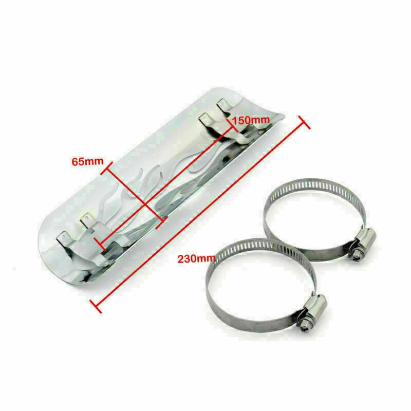 Exhaust Muffler Pipe Heat Shield Cover for Kawasaki T9